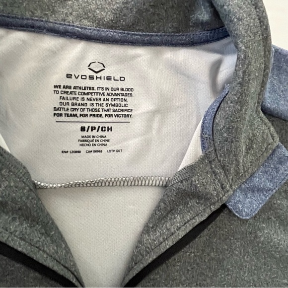 EvoShield Men's Pro Team Quarter Zip Pullover Shirt - Picture 6 of 9